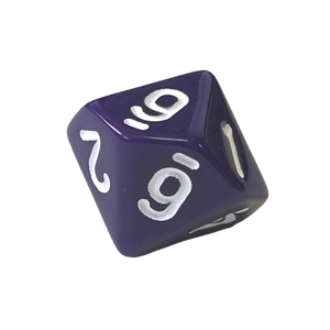 Opaque: Purple/White (D10)