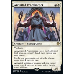 Magic löskort: Dominaria United: Anointed Peacekeeper (Foil)