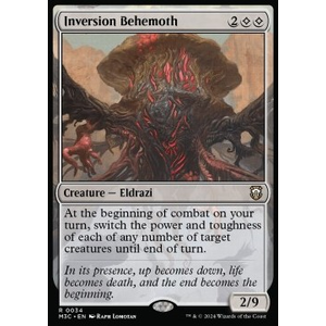 Magic löskort: Commander: Modern Horizons 3: Inversion Behemoth