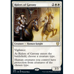 Magic löskort: Commander: Innistrad: Midnight Hunt: Riders of Gavony