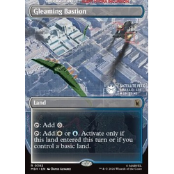 Magic löskort: Marvel Super Heroes: Gleaming Bastion (alternative art)