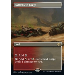 Magic löskort: The Brothers' War: Battlefield Forge (alternative art) (Foil)