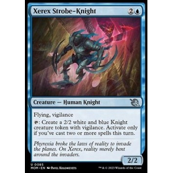 Magic löskort: March of the Machine: Xerex Strobe-Knight (Foil)