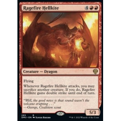 Magic löskort: Dominaria United: Ragefire Hellkite