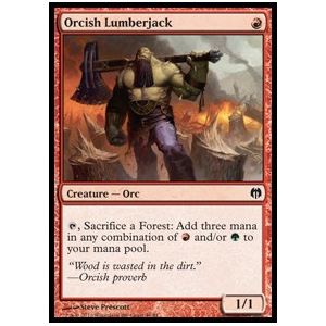 Magic löskort: Duel Decks: Heroes vs. Monsters: Orcish Lumberjack