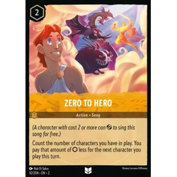 Lorcana Löskort: Rise of the Floodborn: Zero To Hero (Foil)