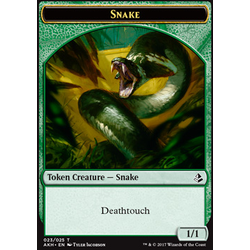 Magic löskort: Amonkhet: Snake Token
