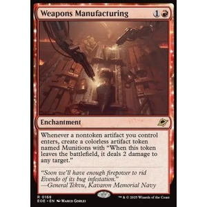 Magic löskort: Edge of Eternities: Weapons Manufacturing