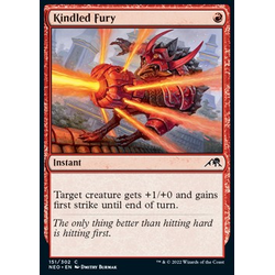 Magic löskort: Kamigawa: Neon Dynasty: Kindled Fury (Foil)