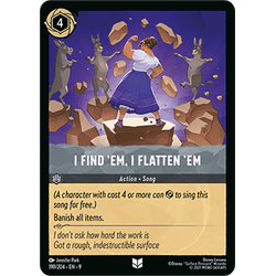 Lorcana Löskort: Fabled: I Find 'em, I Flatten 'em