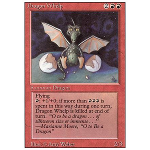 Magic löskort: Revised: Dragon Whelp