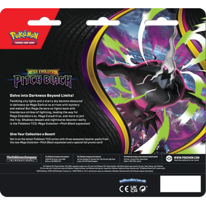 Pokemon TCG: Mega Evolution - Pitch Black 3-pack Blister
