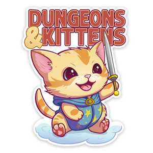 Dungeons & Kittens Sticker