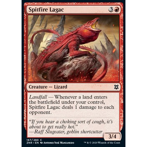 Magic löskort: Zendikar Rising: Spitfire Lagac
