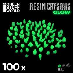 Green Stuff World -  Resin Crystals (Small Glow Green)