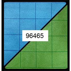 Battlemat™ 1” Reversible Blue-Green Squares (23½” x 26” Playing Surface)