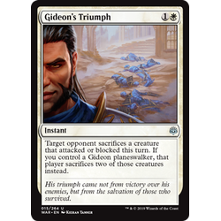 Magic löskort: War of the Spark: Gideon's Triumph (Foil)