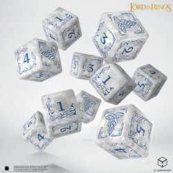The Lord of the Rings D6 Dice Set: Rivendell - Stone (10)