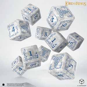 The Lord of the Rings D6 Dice Set: Rivendell - Stone (10)