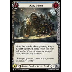 FaB Löskort: Heavy Hitters: Wage Might (Blue)