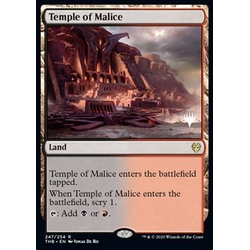 Magic löskort: Theros: Beyond Death: Temple of Malice (Promo Foil)