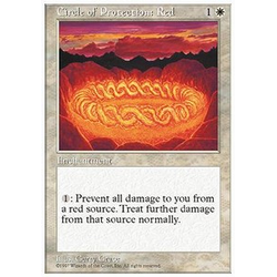 Magic löskort: 5th Edition: Circle of Protection: Red