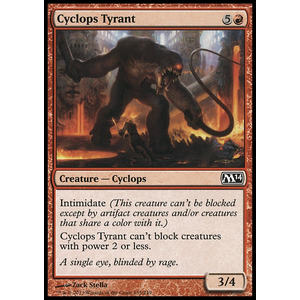Magic löskort: Magic 2014: Cyclops Tyrant