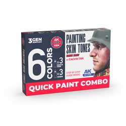 Quick Gen: Painting Skin Tones by Calvin Tan - Combo Set (6x18ml)