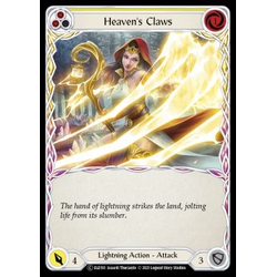 FaB Löskort: Tales of Aria Unlimited: Heaven's Claws (Yellow) (Rainbow Foil)