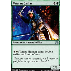 Magic löskort: Shadows over Innistrad: Veteran Cathar