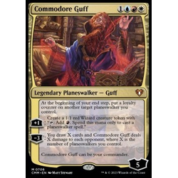 Magic löskort: Commander Masters: Commodore Guff (Foil)