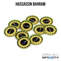 N4 Faction Markers: Hassassin Bahram (10 st)