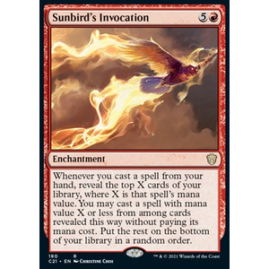 Magic Löskort: Commander: Strixhaven: Sunbird's Invocation
