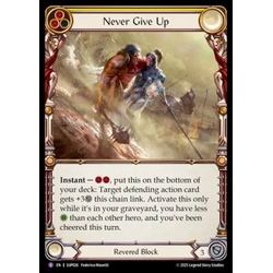 FaB Löskort: Super Slam: Never Give Up (Rainbow Foil)