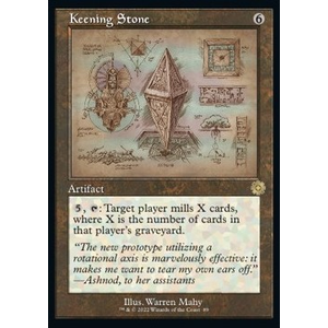 Magic löskort: The Brothers' War: Keening Stone (alternative art)