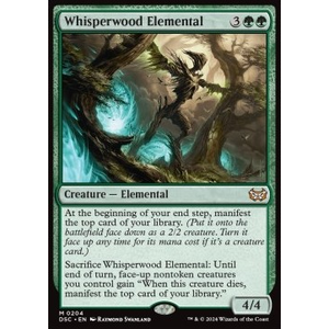 Magic löskort: Commander: Duskmourn: Whisperwood Elemental