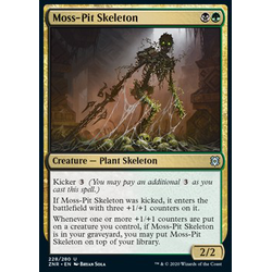 Magic löskort: Zendikar Rising: Moss-Pit Skeleton