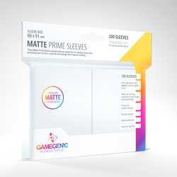Card Sleeves Standard Matte Prime White (100) (GameGenic)