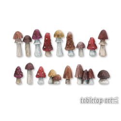 Tabletop-Art: Mushrooms - Set 1 (16)