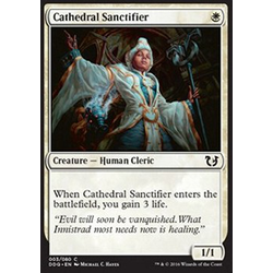 Magic löskort: Duel Deck: Blessed vs. Cursed: Cathedral Sanctifier