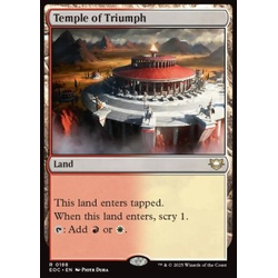 Magic löskort: Commander: Edge of Eternities: Temple of Triumph