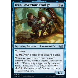 Magic löskort: The Brothers' War: Urza, Powerstone Prodigy