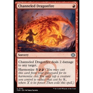 Magic löskort: Tarkir: Dragonstorm: Channeled Dragonfire