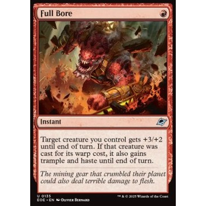 Magic löskort: Edge of Eternities: Full Bore (Foil)