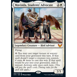 Magic Löskort: Strixhaven: School of Mages: Mavinda, Students' Advocate