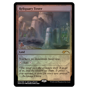 Magic löskort: Promo: Reliquary Tower (Foil)