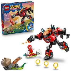 LEGO Sonic Knuckles mot Dr. Eggmans Egg Crusher-Robot 77005