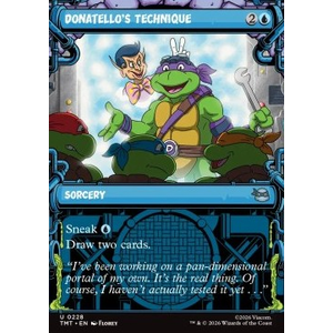 Magic löskort: Teenage Mutant Ninja Turtles: Donatello's Technique (alternative art)