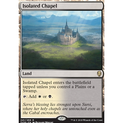Magic löskort: Dominaria: Isolated Chapel (Foil)