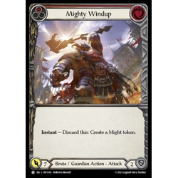FaB Löskort: Heavy Hitters: Mighty Windup (Red) (Rainbow Foil)